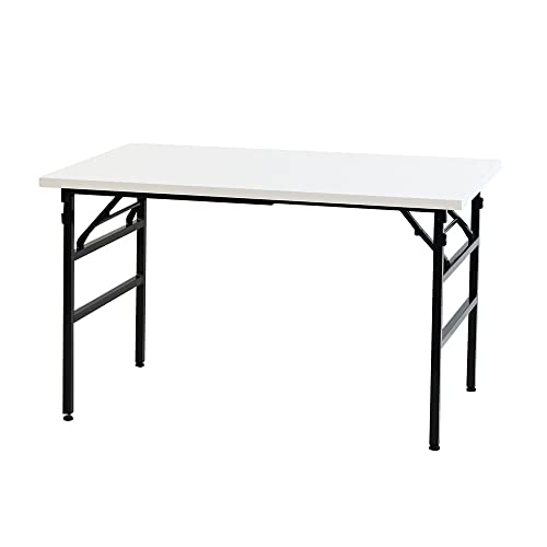 LOOKIT 作業台 幅1200×奥行750mm ワークテーブル 折りたたみ式 完成品 軽量 耐荷重200kg ホワイト OTS-1275